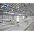 Qingdao durable steel prefab aircraft windproof hangar construction building